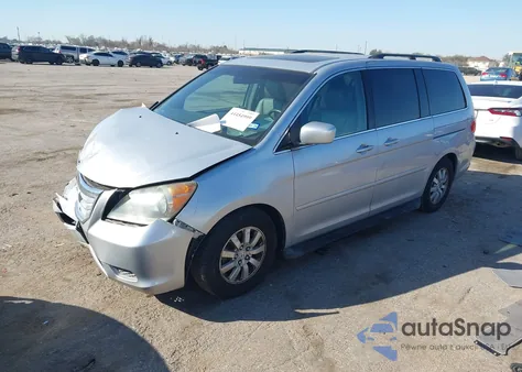 2010 Honda Odyssey Ex-L z USA, uszkodzony, nr VIN 5FNRL3H62AB037157